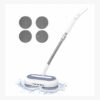 Electric Spin Floor Scrubber with 4 Reusable Pads